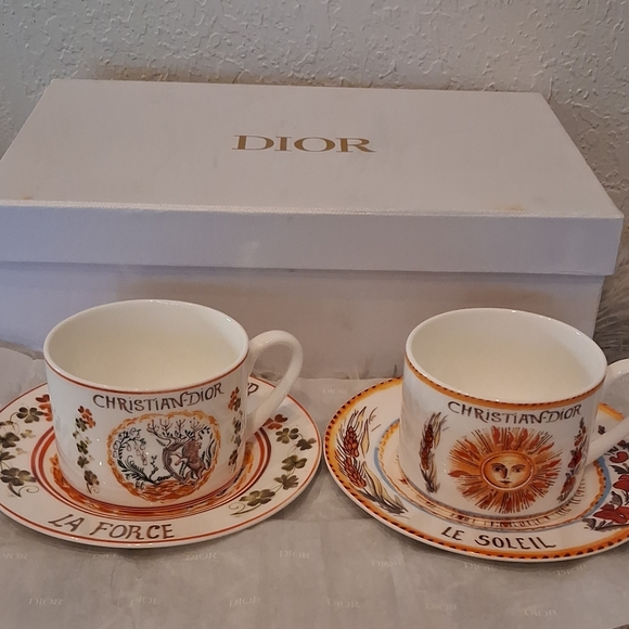 Dior White and Orange Mug Set - Picture 11 of 15